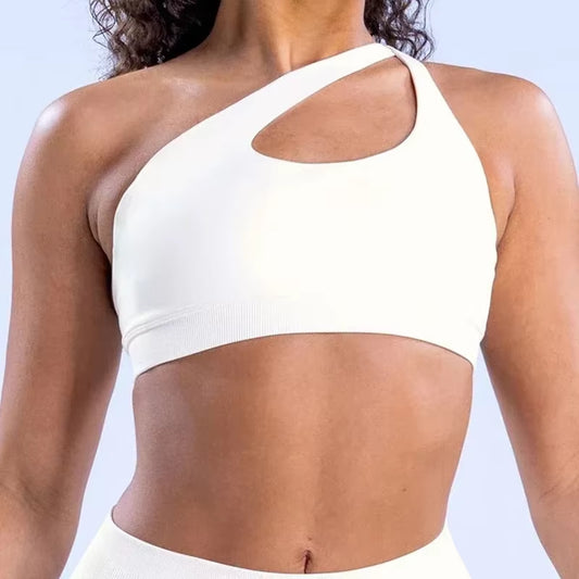 Brassière de sport asymétrique