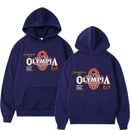 Olympia Gym Fitness Pump Cover Hoodie Men Women High Quality Fashion Hooded Sweatshirts Autumn Winter Casual Oversized Pullovers