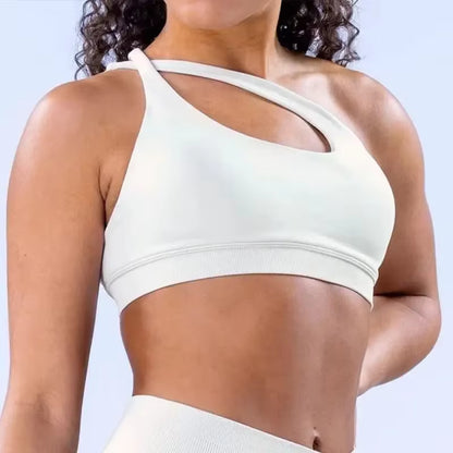 Brassière de sport asymétrique