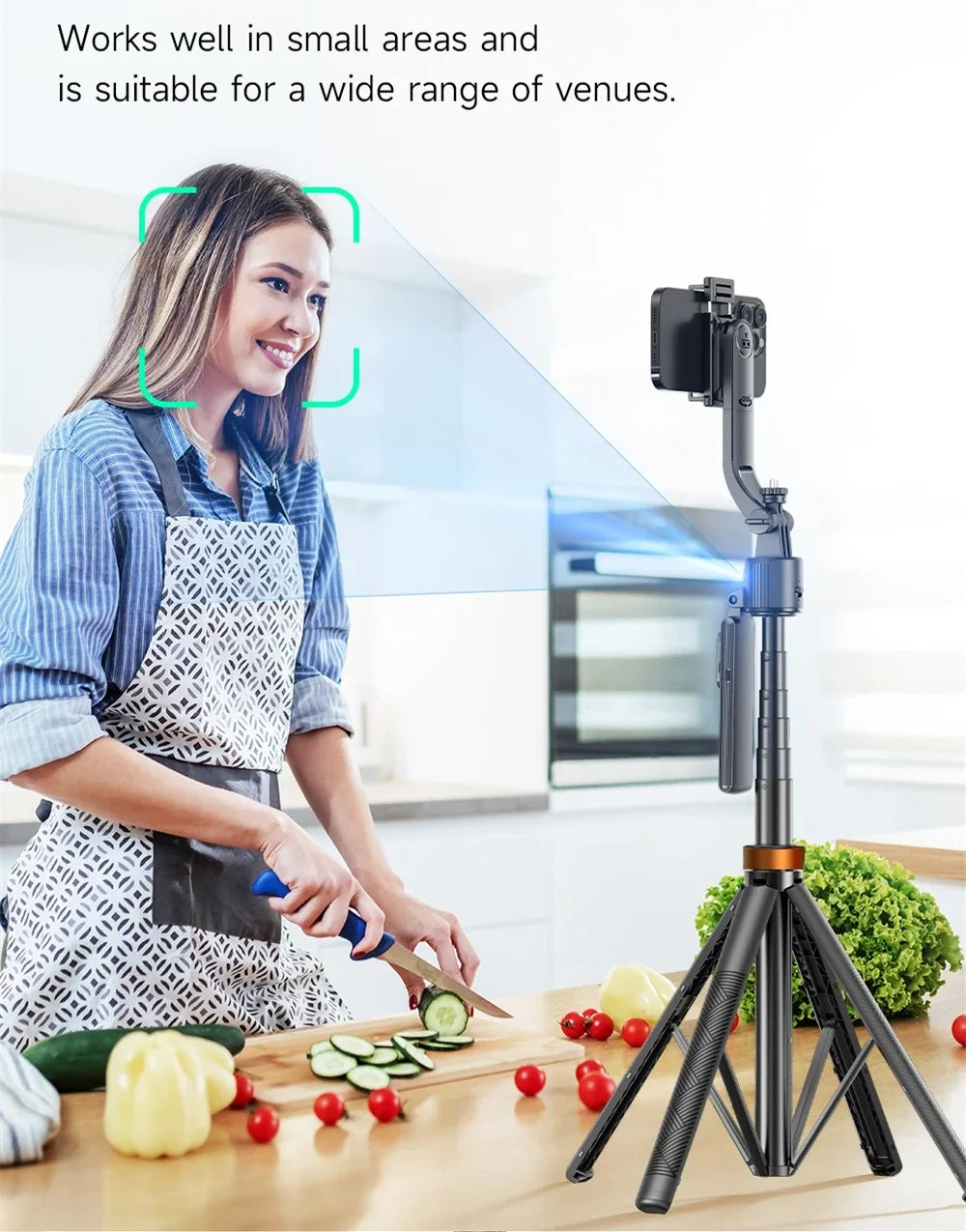 trépied avec suivi de visage 360