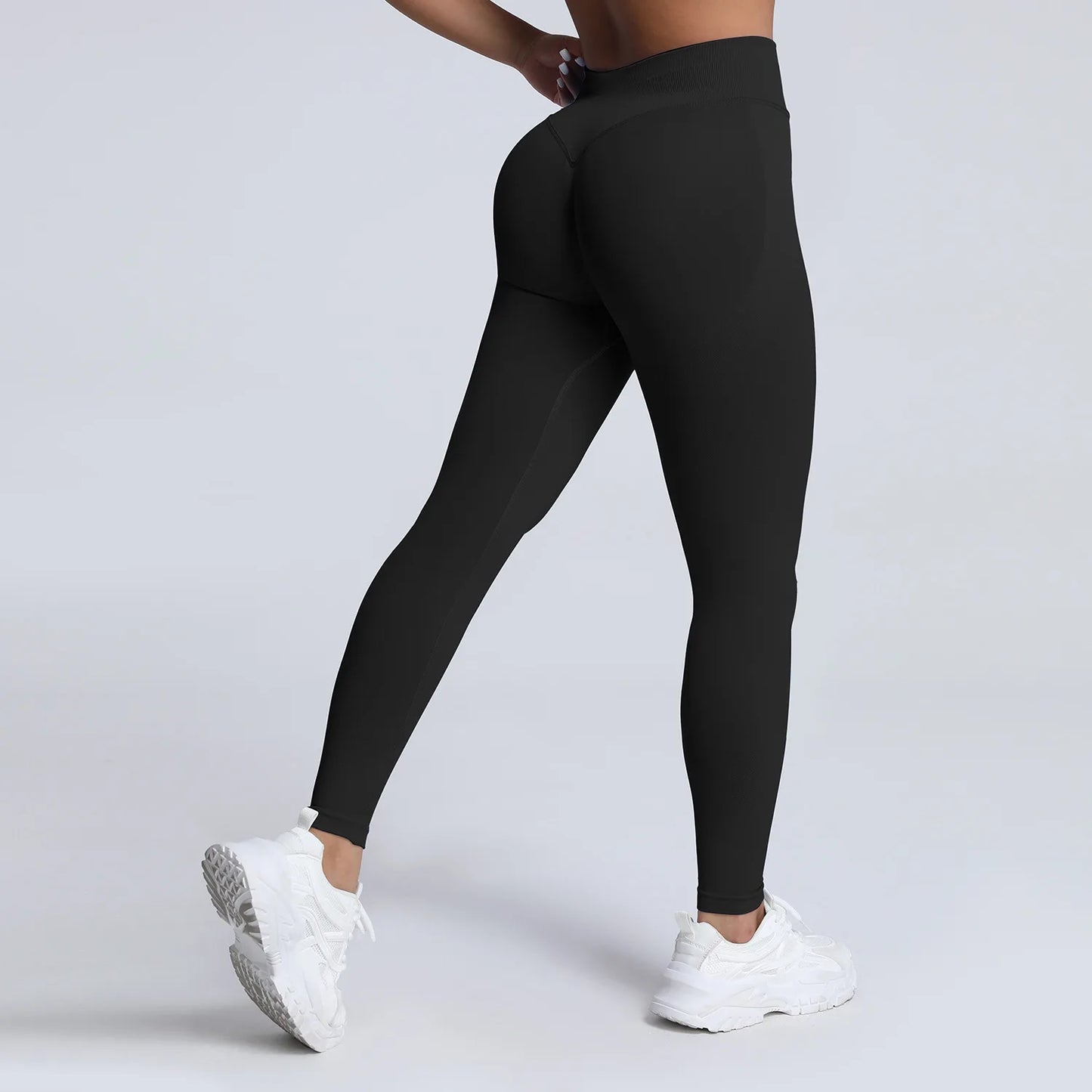 Scrunch Butt Women Yoga Pants Seamless Sports Leggings Low Waist Gym Fitness Tights Quick Drying Fall Warm Workout Pants