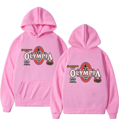 Olympia Gym Fitness Pump Cover Hoodie Men Women High Quality Fashion Hooded Sweatshirts Autumn Winter Casual Oversized Pullovers