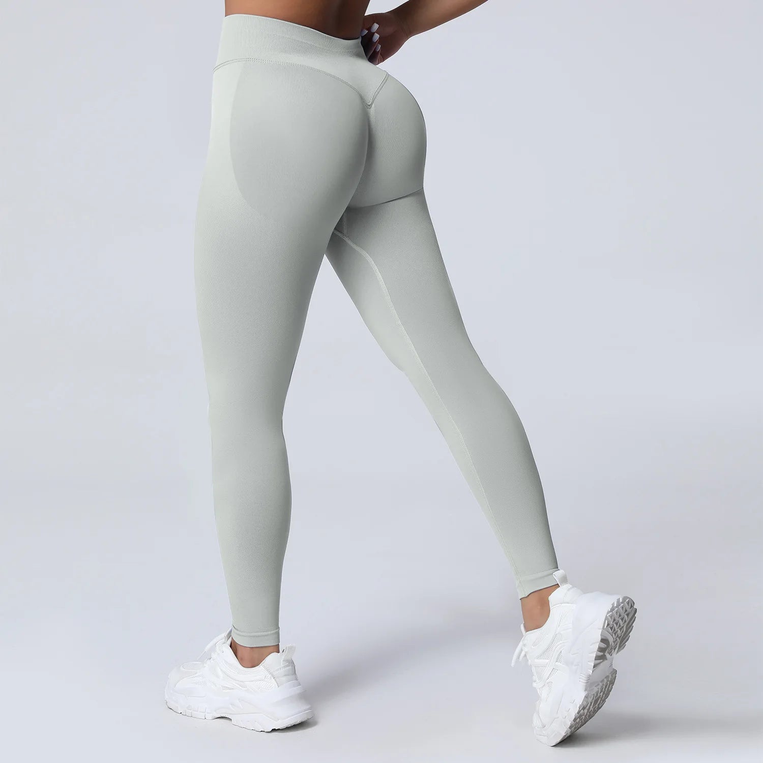 Scrunch Butt Women Yoga Pants Seamless Sports Leggings Low Waist Gym Fitness Tights Quick Drying Fall Warm Workout Pants